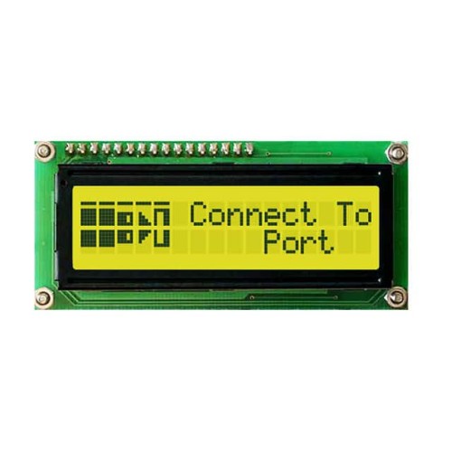 LCD MOD 32DIG 16X2 TRANS YLW/GRN