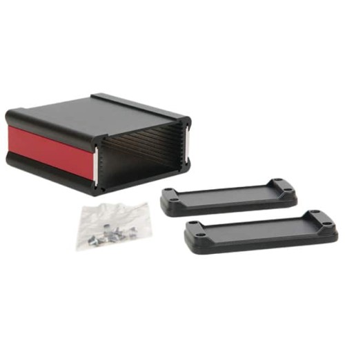 BOX ALUM BLACK 13.78"L X 9.17"W