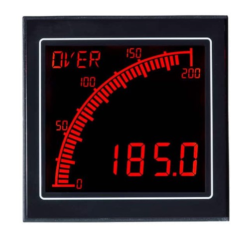 AMMETER NEG LCD WITH OUTPUTS
