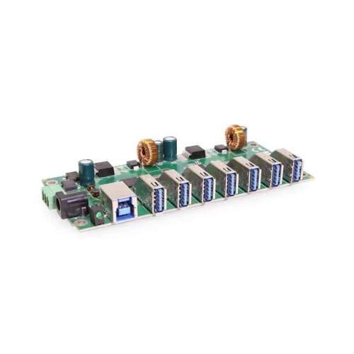 7 Port USB 3.2 Gen 1 Hub PCBA w/