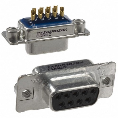 CONN D-SUB RCPT 9POS SLDR CUP