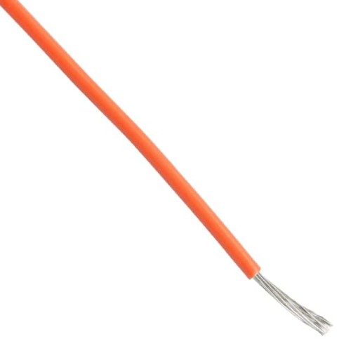 HOOK-UP STRND 20AWG ORANGE 100'