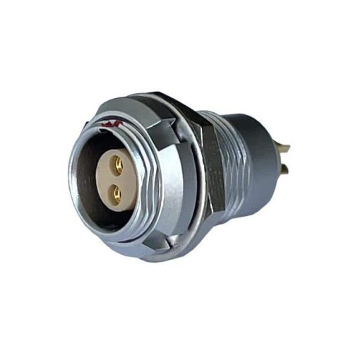 CONN RCPT FMALE 2P GOLD SLDR CUP