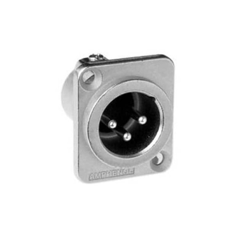 CONN RCPT MALE XLR 3P SOLDER CUP