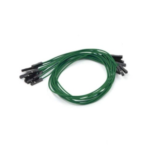 JMPR WIRE 10-PACK F-F 12" GREEN