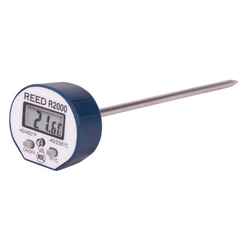 DIGITAL STEM THERMOMETER W/CERT