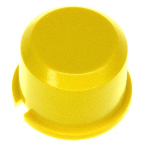 CAP TACTILE ROUND YELLOW