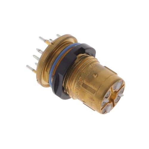 CONN RCPT FMALE 8POS GOLD SOLDER