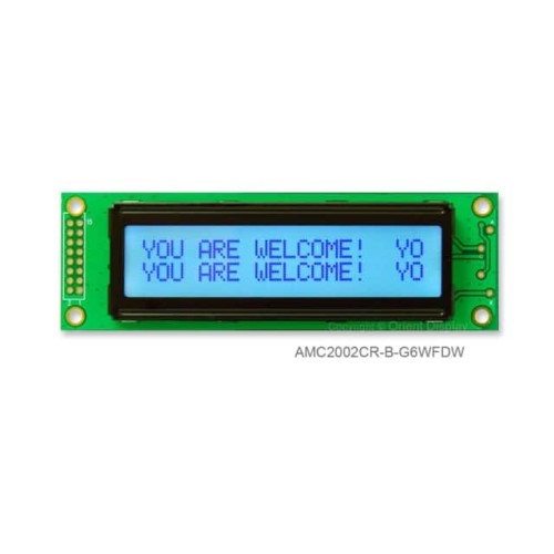 LCD COB CHAR 20X2 GRAY TRANSF