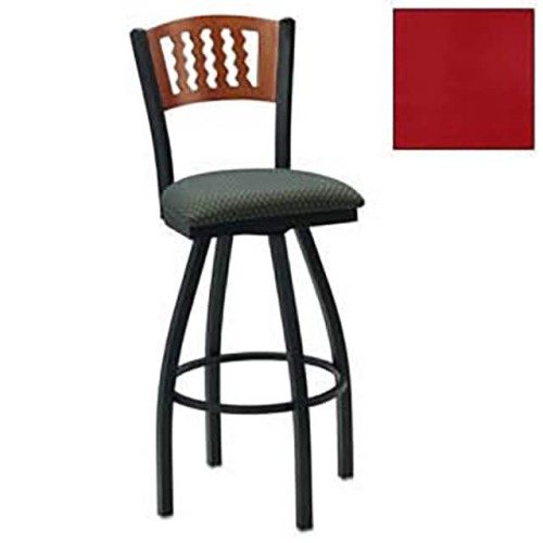 SWIVEL BAR STOOL, CH 5 WAVE-BACK