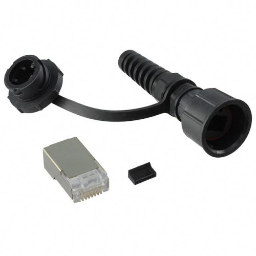 CONN MOD PLUG 8P8C CAT5E SHLD