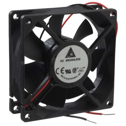 FAN AXIAL 80X25.4MM 12VDC WIRE