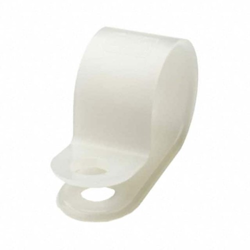 CBL CLAMP P-TYPE WHITE FASTENER