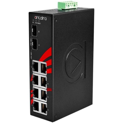 10-PORT INDUSTRIAL GIGABIT UNMAN
