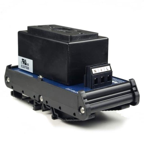 DIN RAIL GFCI REC. W/ 2 AC OUTLE