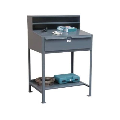 OPEN LEG SHOP DESK W/DRAWER, 36"