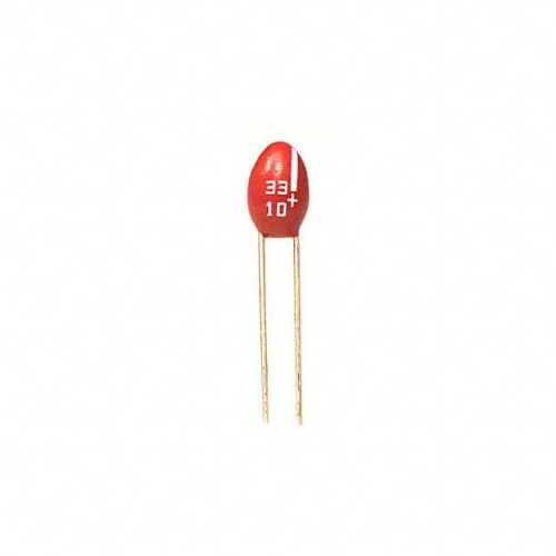 CAP TANT 33UF 20% 10V RADIAL