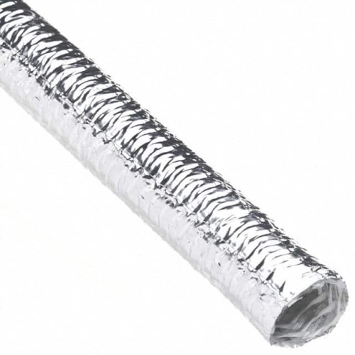 SLEEVING 0.5" ID 4' SILVER