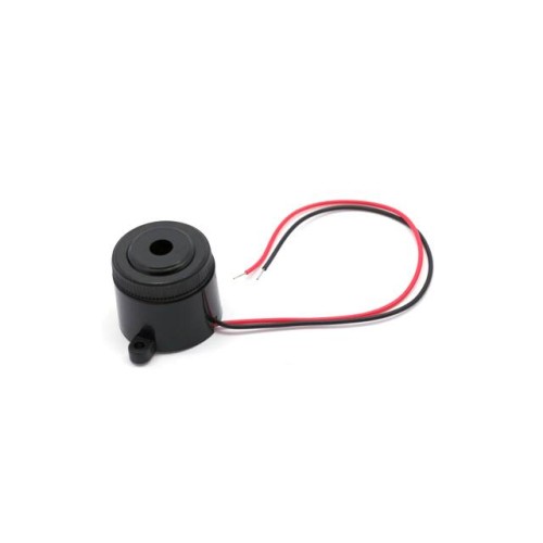 BUZZER PIEZO 12V 28MM FLANGE