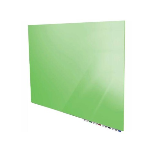 ARIA 4'W X 3'H MAGNETIC GLASS WH