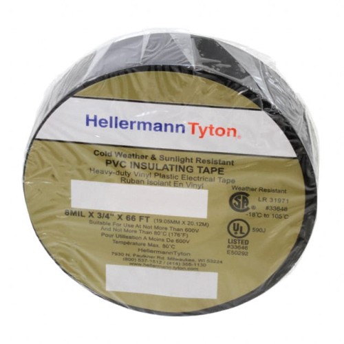 TAPE ELECTRICAL BLK 3/4"X 22YDS