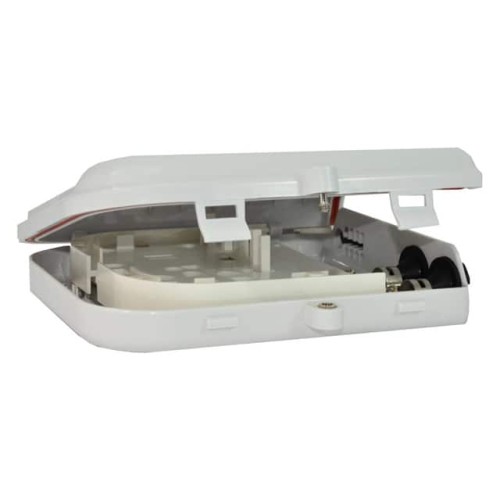 BOX PLASTIC WHITE 8.500"L X 8"W