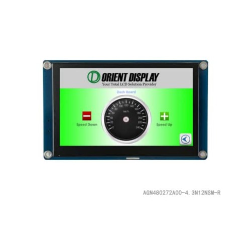 EMBED LCD 4.3" 480272 UART RTP