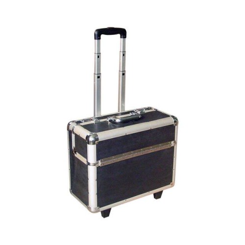 ALUMINUM PILOT CASE W/TROLLEY HA
