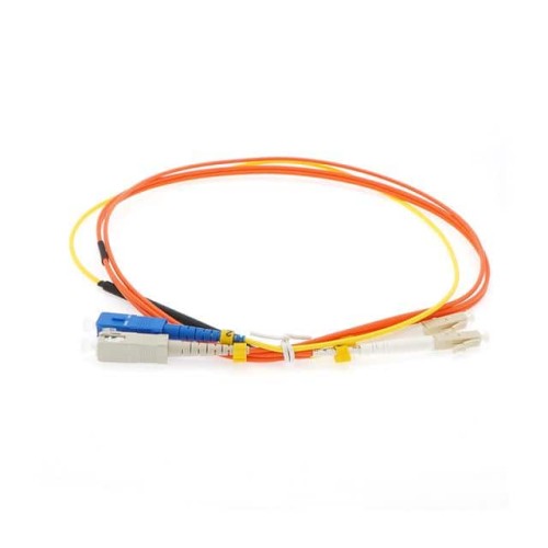 1m Singlemode SC to OM2 LC Duple