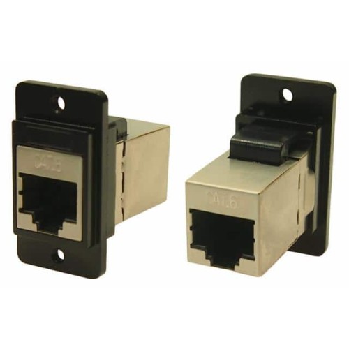 DLSLIM BLKMTL CAT6 SHLD #4-40