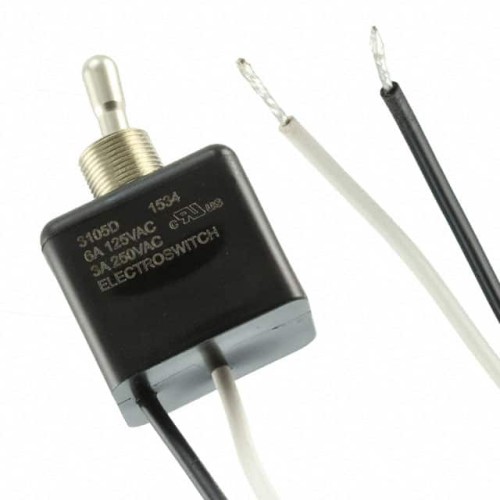 SWITCH TOGGLE SPST 6A 125V