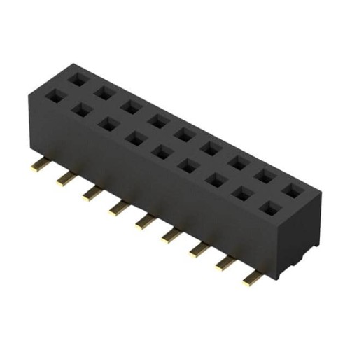 18POS, 2MM PITCH SOCKET, DIL, SM