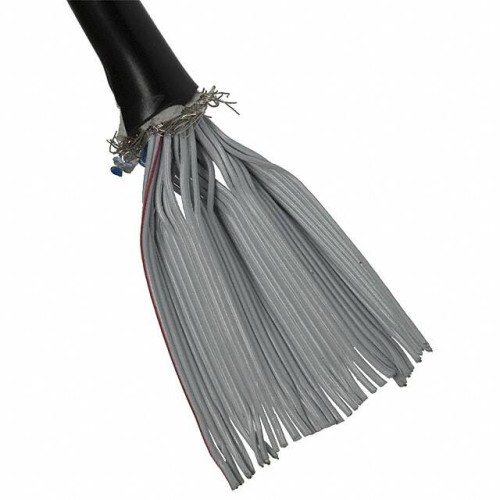 CBL RIBN 34COND 0.05 BLACK 50'