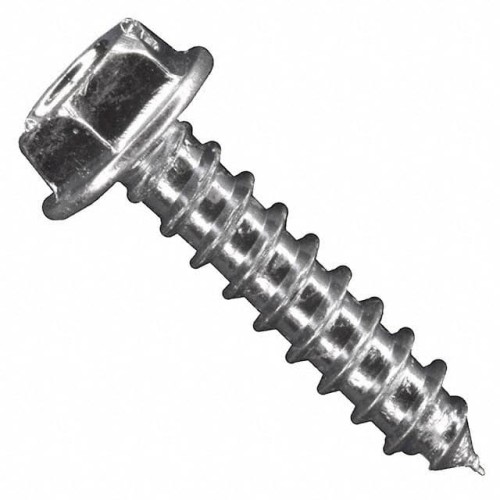 SHEET METAL SCREW HEX SLOTTED #8