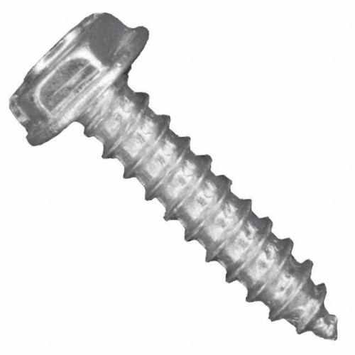SHEET METAL SCREW HEX SLOTTED #4