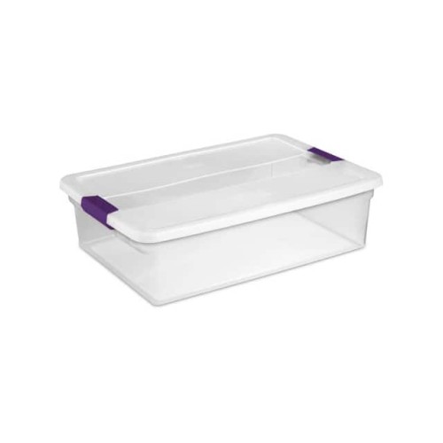 CLEARVIEW STORAGE BOX W/LATCHED