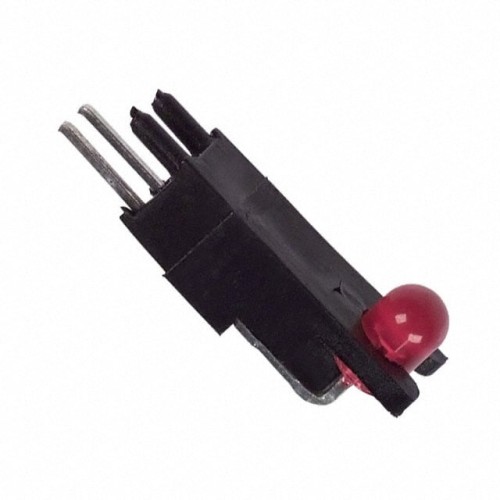LED RED T1 .45" HI RT ANG ASSY