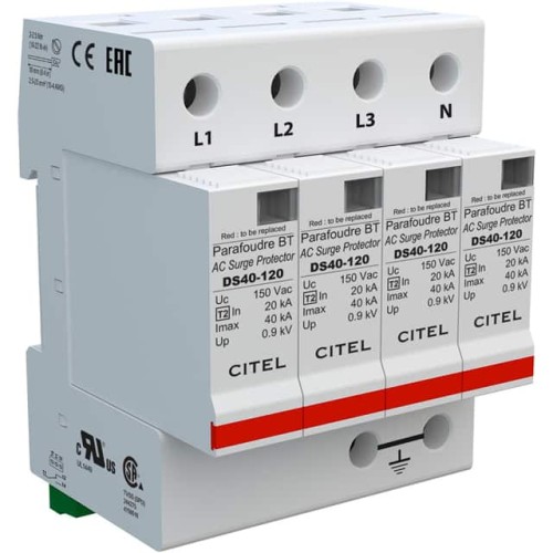 AC Din Rail Protector, 240/120V