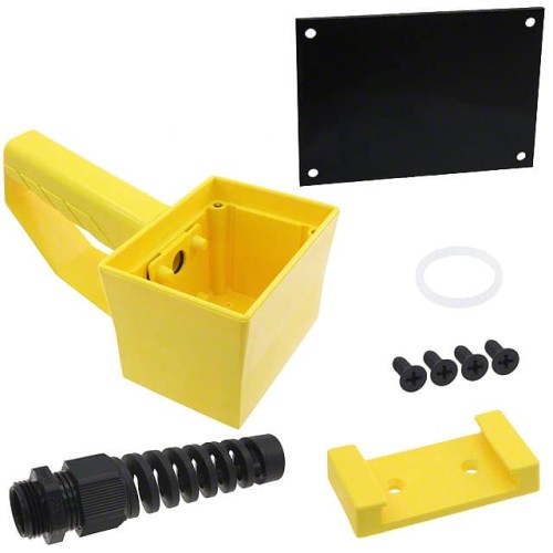 BOX PLASTIC YLW 3.35"L X 4.53"W