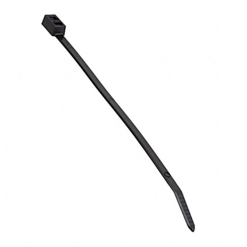 CBL TIE DBL HEAD BLK 50LBS 6.26"