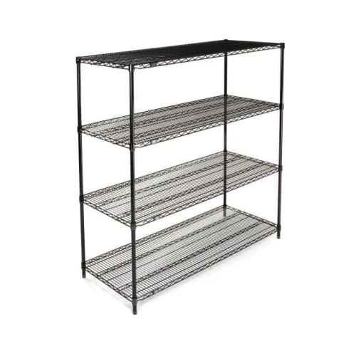 WIRE SHELVING, EPOXY, 54X18X63"