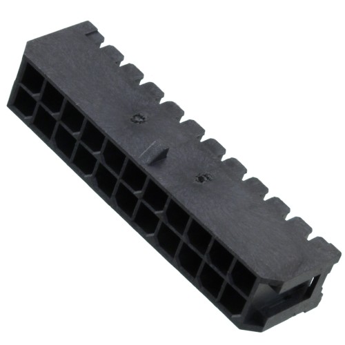 CONN HEADER R/A 22POS 3MM