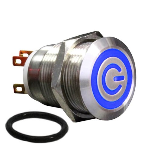 SWITCH PB DPST-NO/NC 1A 125V