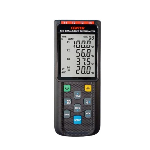 4 CHANNELS DATALOGGE THERMOMETER