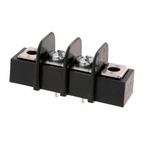 CONN BARRIER STRIP 2CIRC 0.375"
