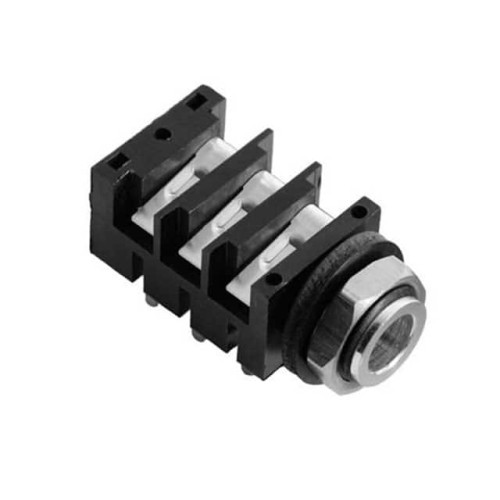 CONN JACK STEREO 1/4" R/A