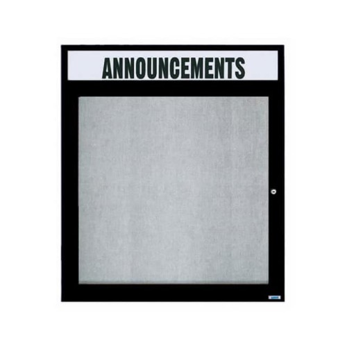 1 DOOR ENCLOSED ALUM FRAMED BULL