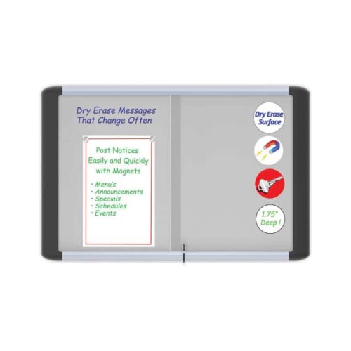 MAGNETIC DRY ERASE ENCLOSED BOAR