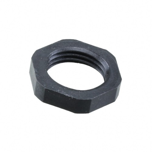 LOCKNUT, 1/2"NPT, BLACK. TRADE S