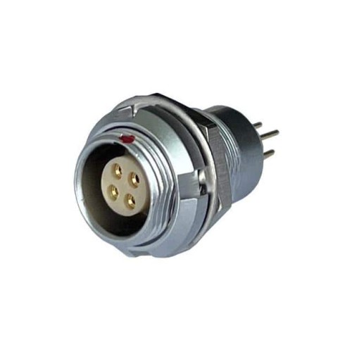 CONN RCPT FMALE 4POS GOLD SLDR